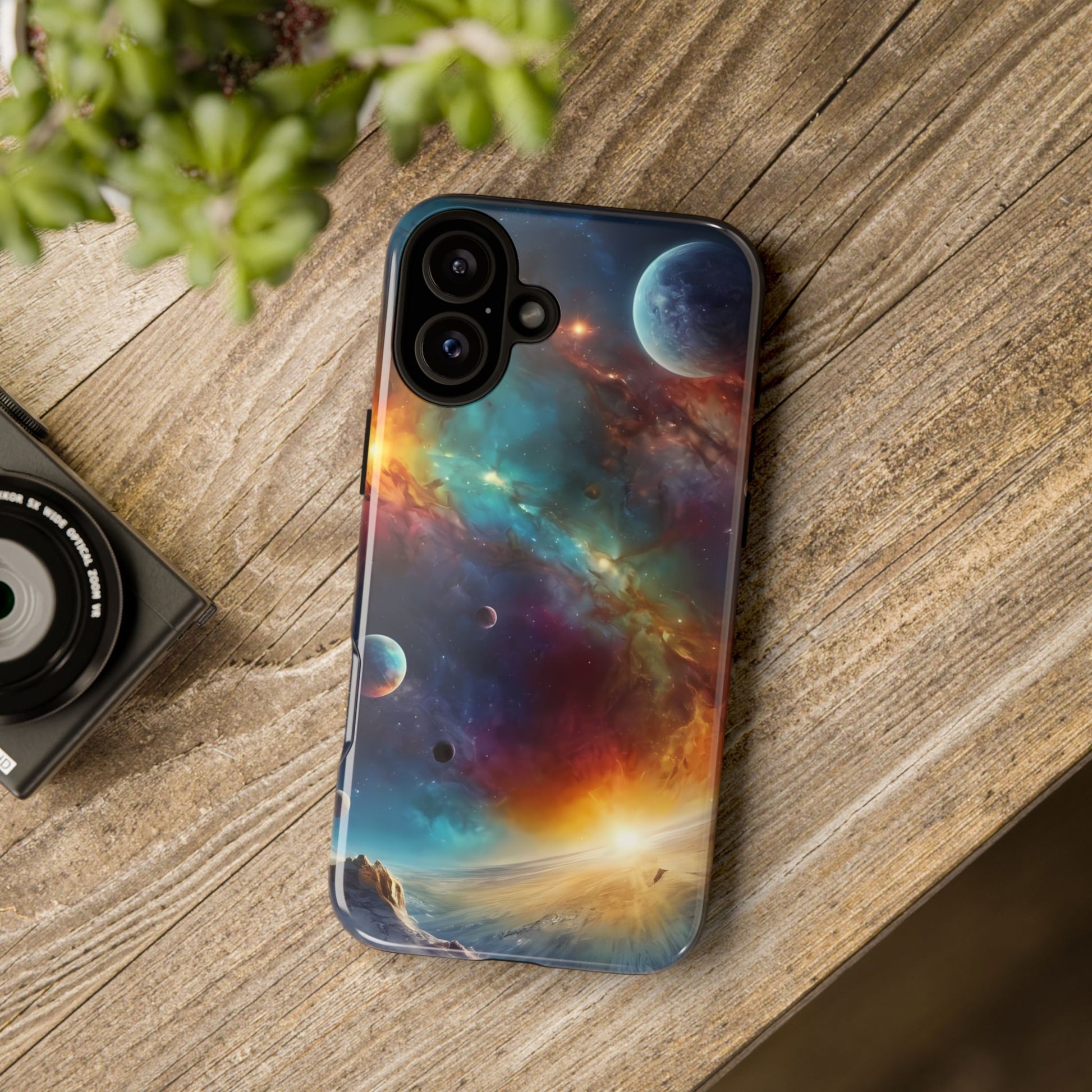 Cosmic Voyage Phone Case for iPhone 8–16 Pro Max, Pixel 5–8 Pro, Galaxy S10–S24 Ultra - Designed by Thalia