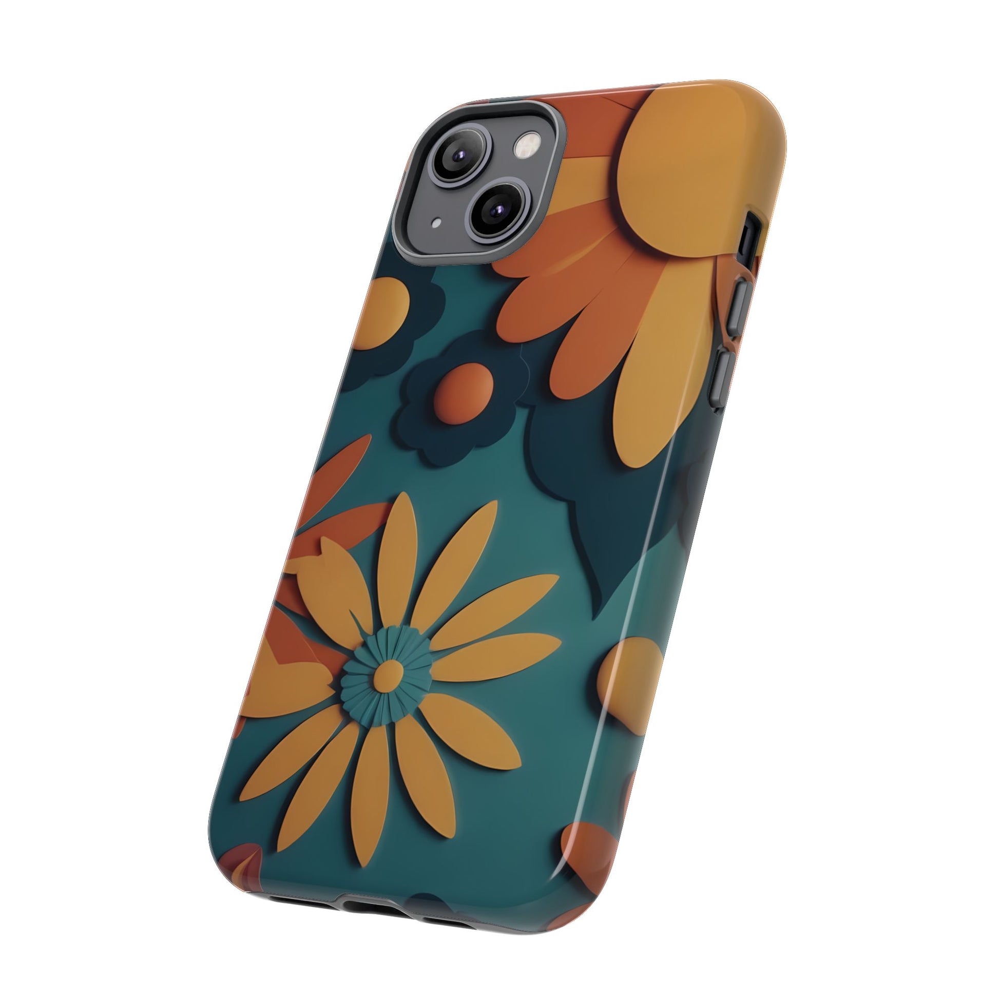 70s Retro Phone Case for iPhone 8–16 Pro Max, Pixel 5–8 Pro, Galaxy S10–S24 Ultra - Designed by Thalia