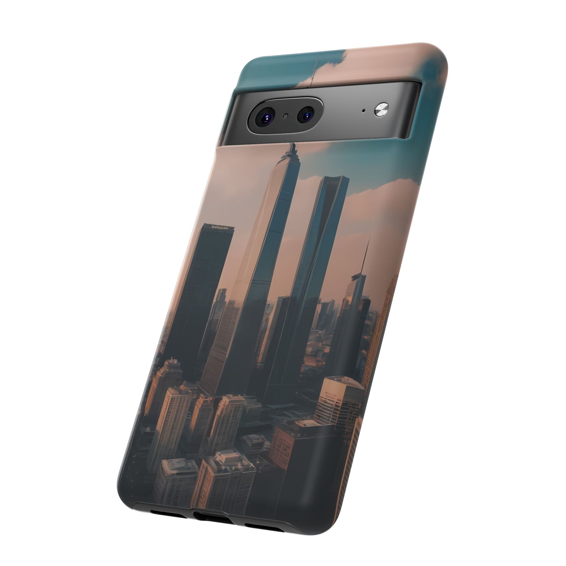 City Skylines Phone Case for Google Pixel 8 Pro, Pixel 8, Pixel 7, Pixel 6 Pro, Pixel 6, Pixel 5 5G - Designed by Thalia