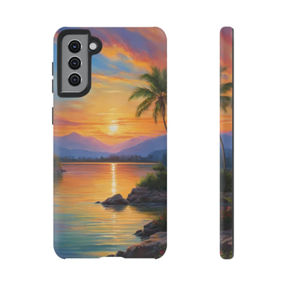 Sunset Serenade Phone Case for iPhone 8–16 Pro Max, Pixel 5–8 Pro, Galaxy S10–S24 Ultra - Designed by Thalia