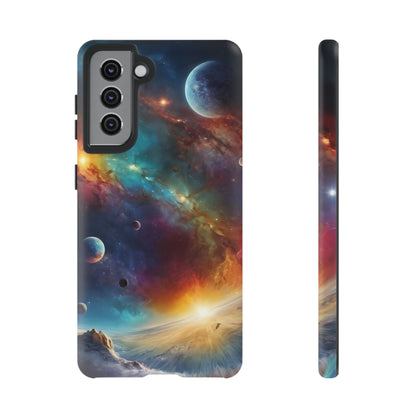 Cosmic Voyage Phone Case for iPhone 8–16 Pro Max, Pixel 5–8 Pro, Galaxy S10–S24 Ultra - Designed by Thalia