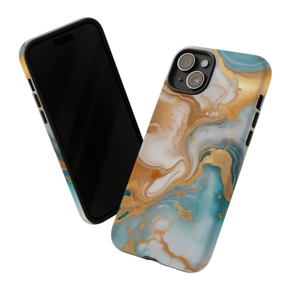 Marble Hues Phone Case for iPhone 8–16 Pro Max, Pixel 5–8 Pro, Galaxy S10–S24 Ultra - Designed by Thalia