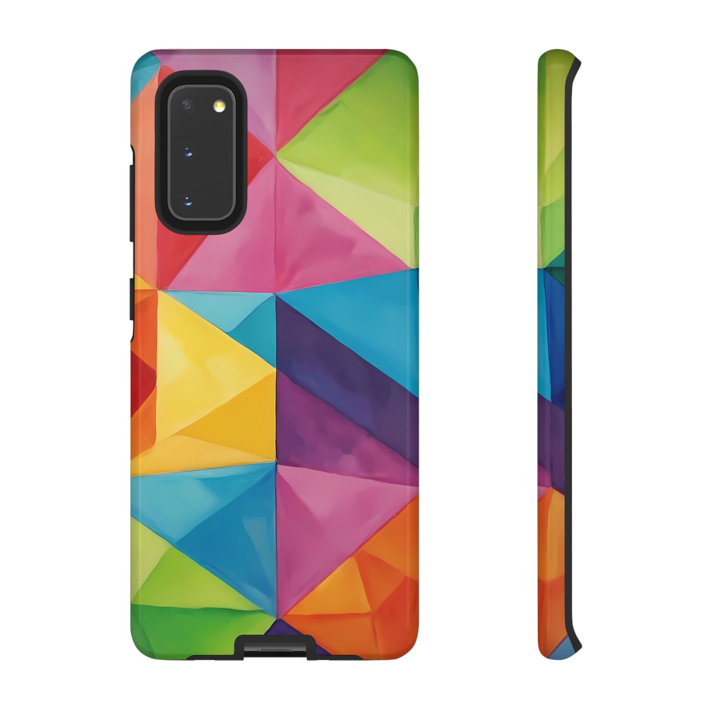 Geometric Play Phone Case for iPhone 8–16 Pro Max, Pixel 5–8 Pro, Galaxy S10–S24 Ultra - Designed by Thalia