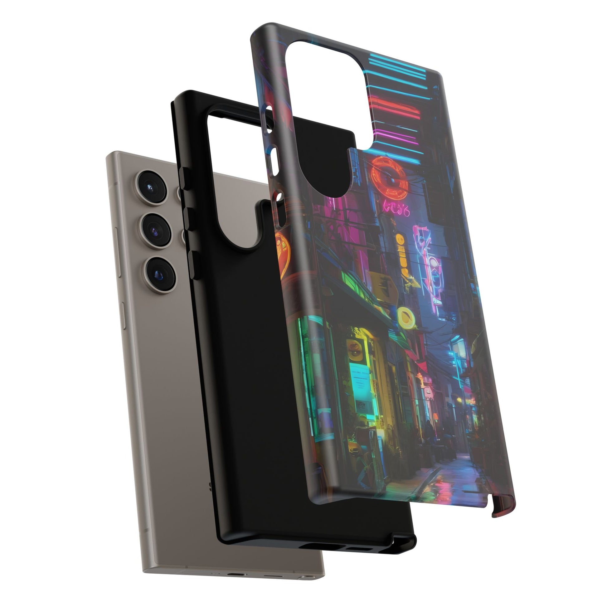 Electric Neon Custom Phone Case for Samsung Galaxy S10–S24 - Designed by Thalia