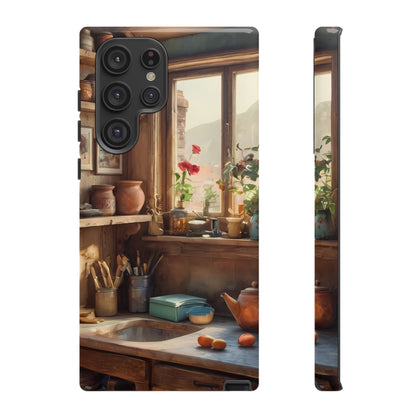 Vintage Vignettes Custom Phone Case for Samsung Galaxy S10–S10 Plus, S20–S20 Ultra, S21, S22, S23, S24 Ultra - Designed by Thalia