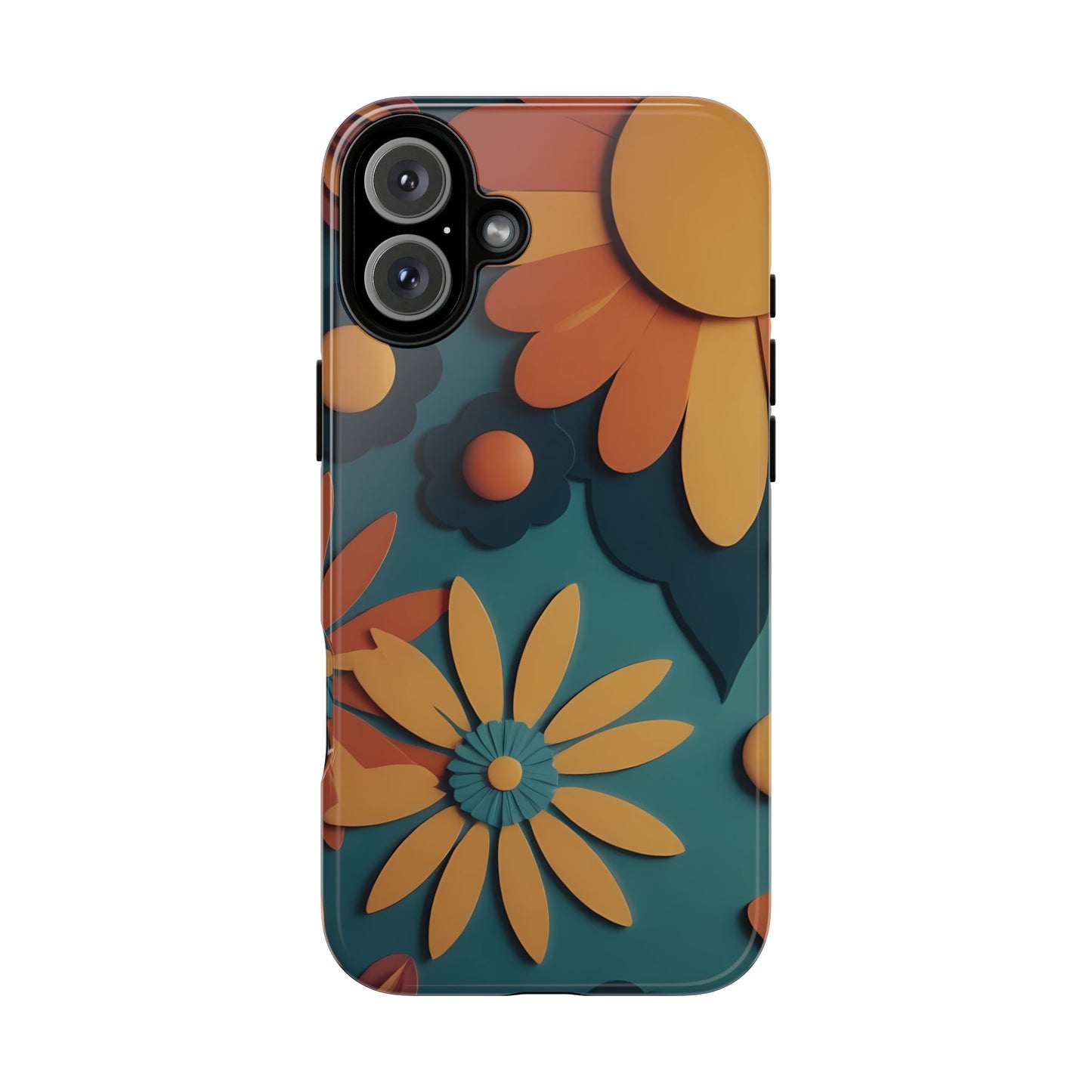 70s Retro Phone Case for iPhone 8–16 Pro Max, iPhone 8 Plus–13 Mini, iPhone XS–XS Max, iPhone 11–14 Pro Max - Designed by Thalia