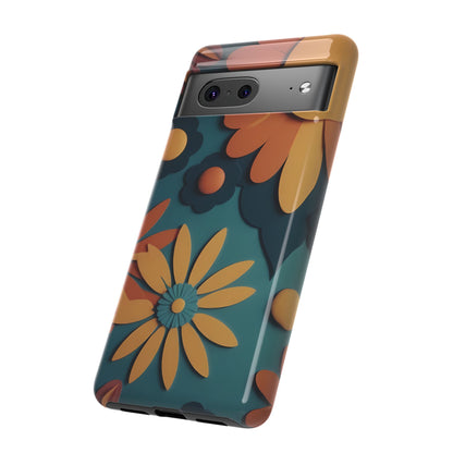 70s Retro Phone Case for iPhone 8–16 Pro Max, Pixel 5–8 Pro, Galaxy S10–S24 Ultra - Designed by Thalia