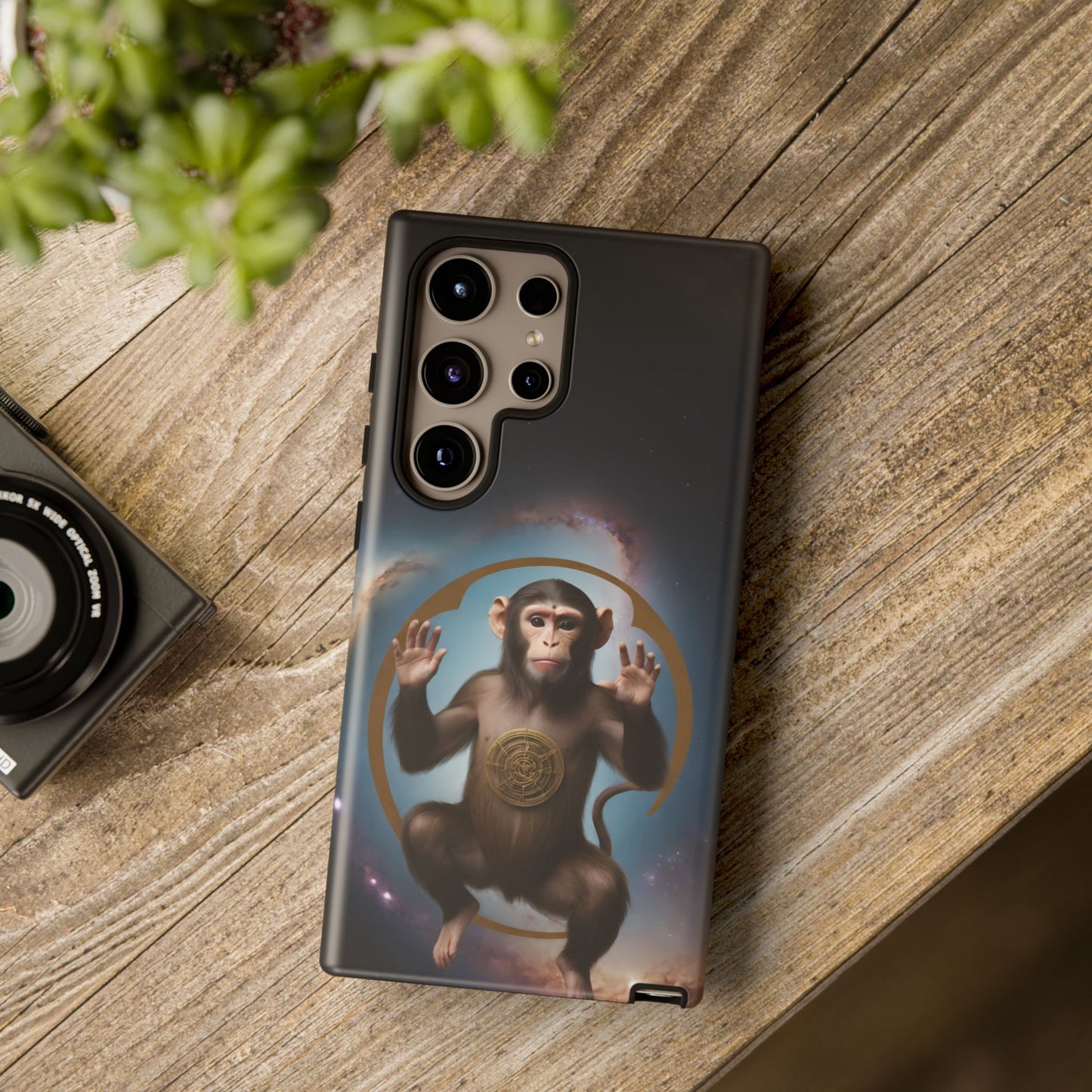 Chinese Zodiac Monkey Custom Phone Case for iPhone 8–16 Pro Max, Pixel 5–8 Pro, Galaxy S10–S24 Ultra - Designed by Thalia