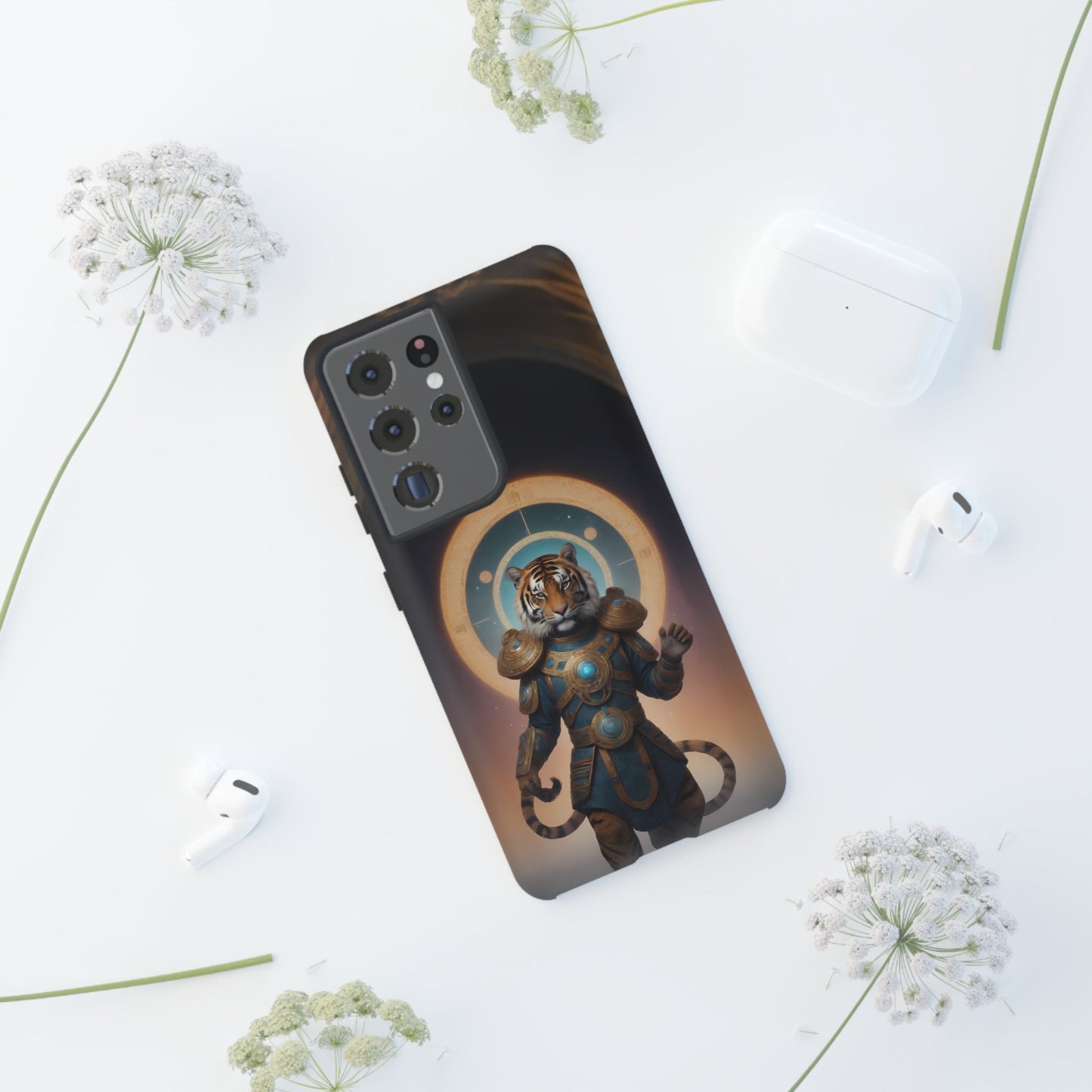 Chinese Zodiac Tiger Phone Case for Samsung Galaxy S10–S24 - Designed by Thalia