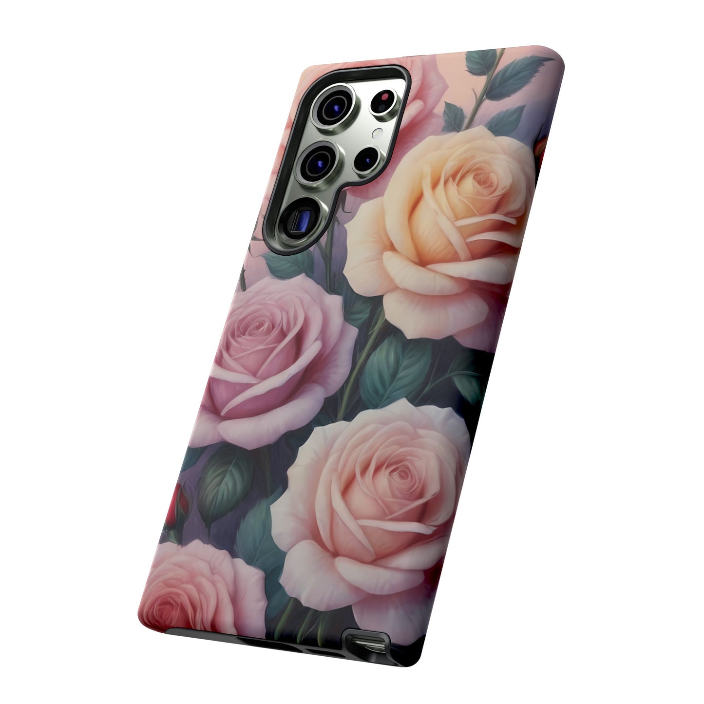 Bloom with Style - Roses Phone Case for iPhone 8–16 Pro Max, Pixel 5–8 Pro, Galaxy S10–S24 Ultra - Designed by Thalia