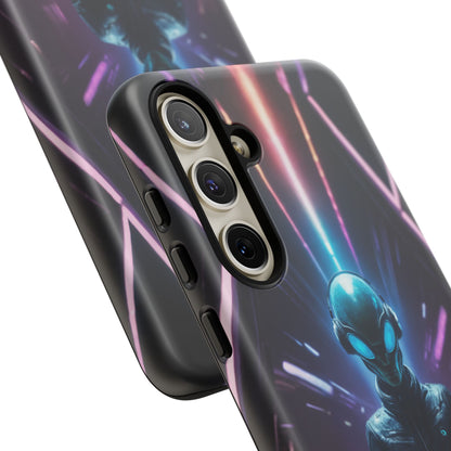 Alien DJ Phone Case for iPhone 8–16 Pro Max, Pixel 5–8 Pro, Galaxy S10–S24 Ultra - Designed by Thalia