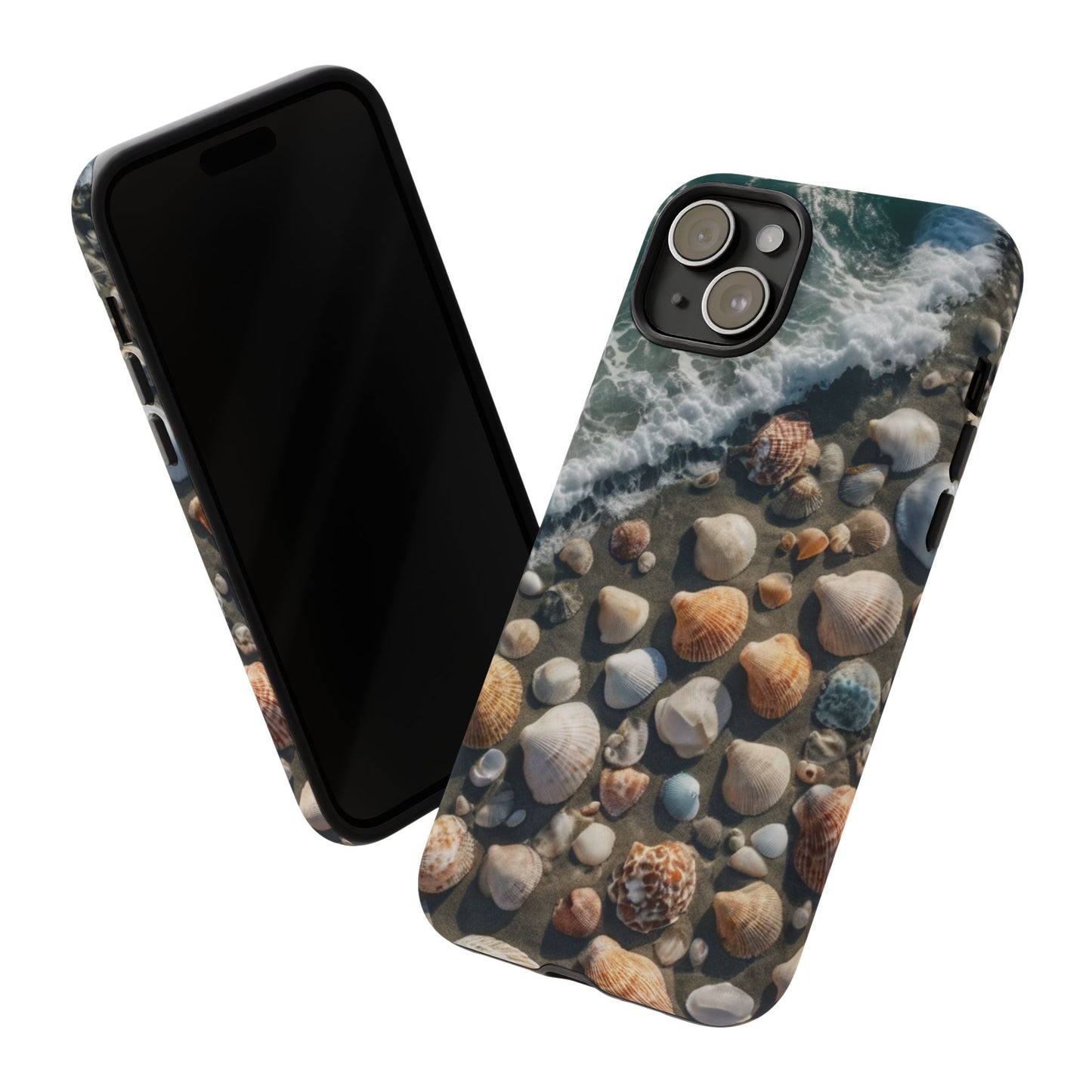 She Sells Sea Shells Phone Case for iPhone 8–16 Pro Max, Pixel 5–8 Pro, Galaxy S10–S24 Ultra - Designed by Thalia