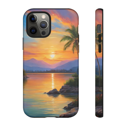 Sunset Serenade Phone Case for iPhone 8–16 Pro Max, Pixel 5–8 Pro, Galaxy S10–S24 Ultra - Designed by Thalia