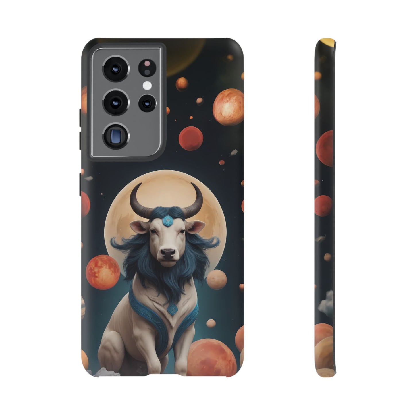 Chinese Zodiac Ox Custom Phone Case for Samsung Galaxy S10–S24 - Designed by Thalia