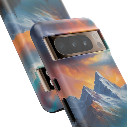 Mystic Mountains Phone Case for iPhone 8–16 Pro Max, Pixel 5–8 Pro, Galaxy S10–S24 Ultra - Designed by Thalia