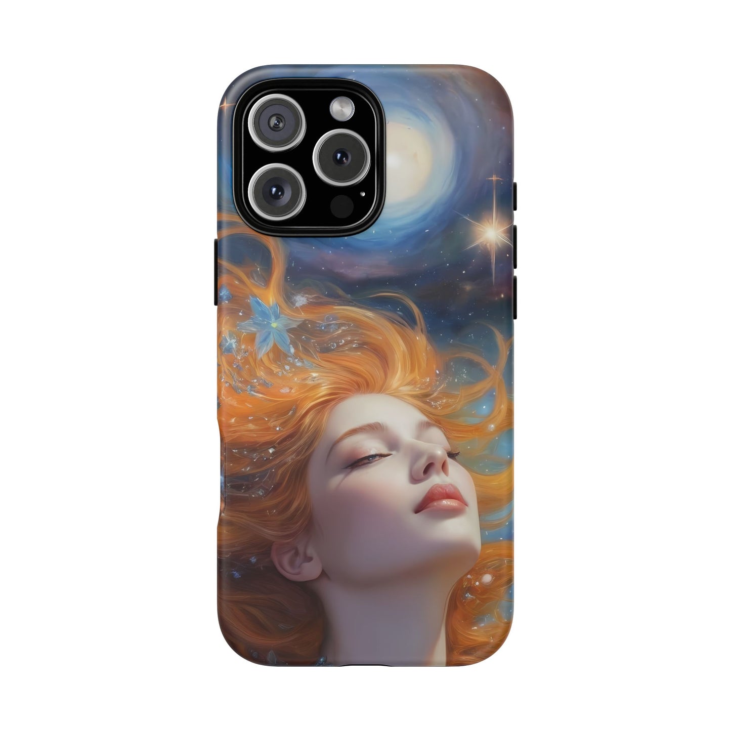 Celestial Dreams Custom Phone Case for iPhone 8–16 Pro Max, iPhone 8 Plus–13 Mini, iPhone XS–XS Max, iPhone 11–14 Pro Max - Designed by Thalia