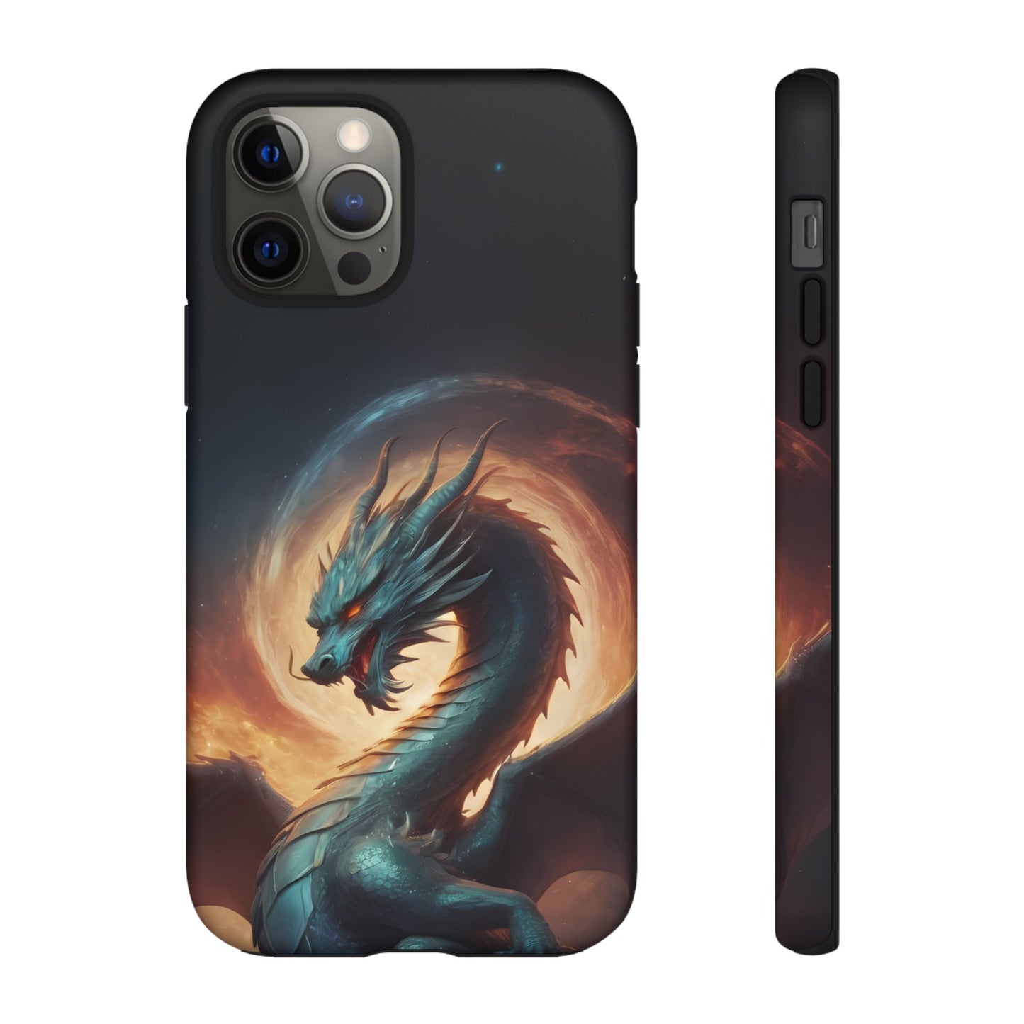 Chinese Zodiac Dragon Phone Case for iPhone 8–16 Pro Max, Pixel 5–8 Pro, Galaxy S10–S24 Ultra - Designed by Thalia