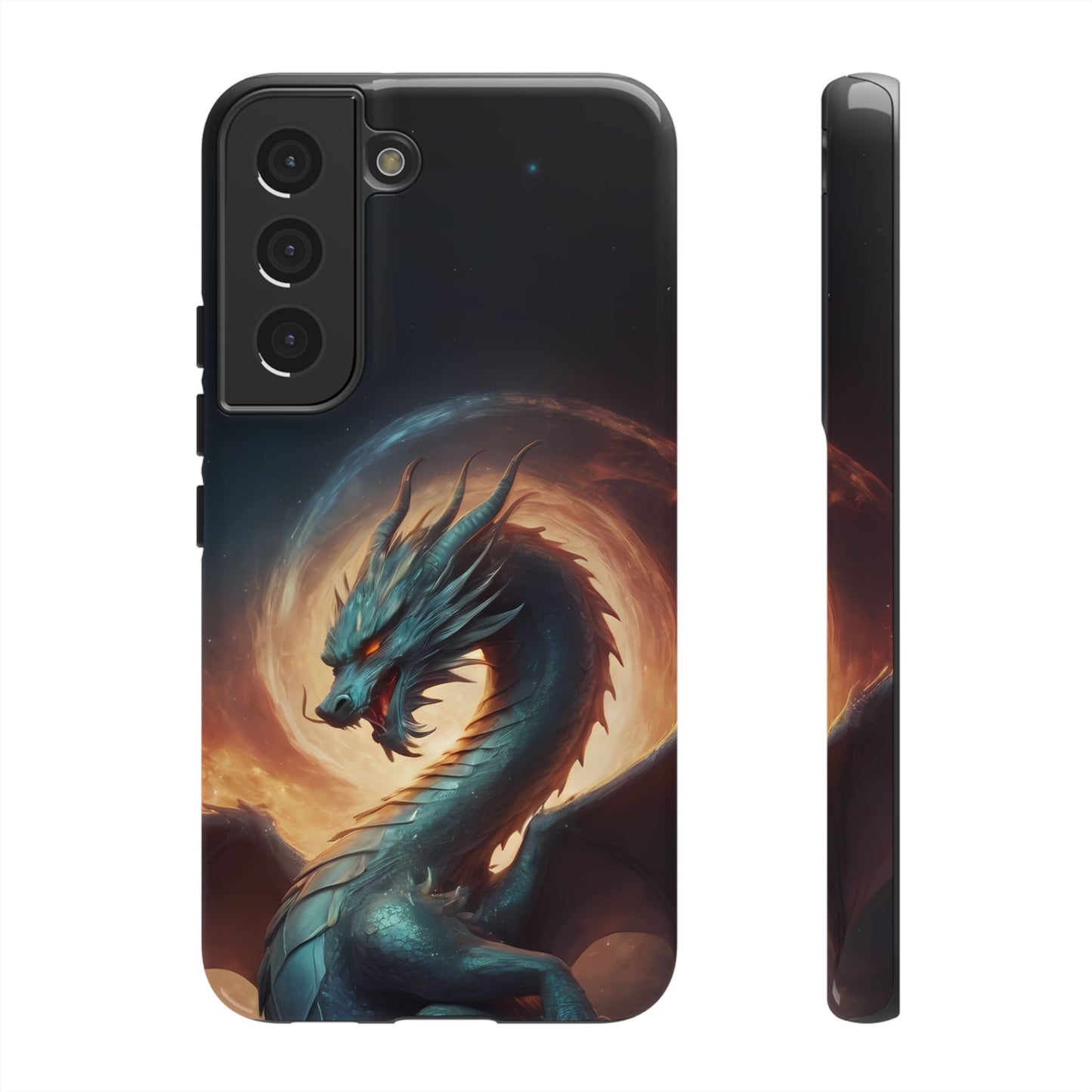 Chinese Zodiac Dragon Phone Case for iPhone 8–16 Pro Max, Pixel 5–8 Pro, Galaxy S10–S24 Ultra - Designed by Thalia