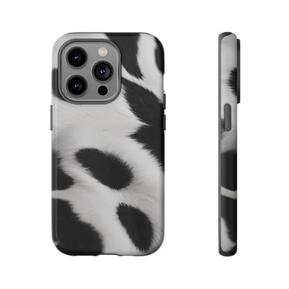 Chic Bovine Elegance Phone Case for iPhone 8–16 Pro Max, Pixel 5–8 Pro, Galaxy S10–S24 Ultra - Designed by Thalia