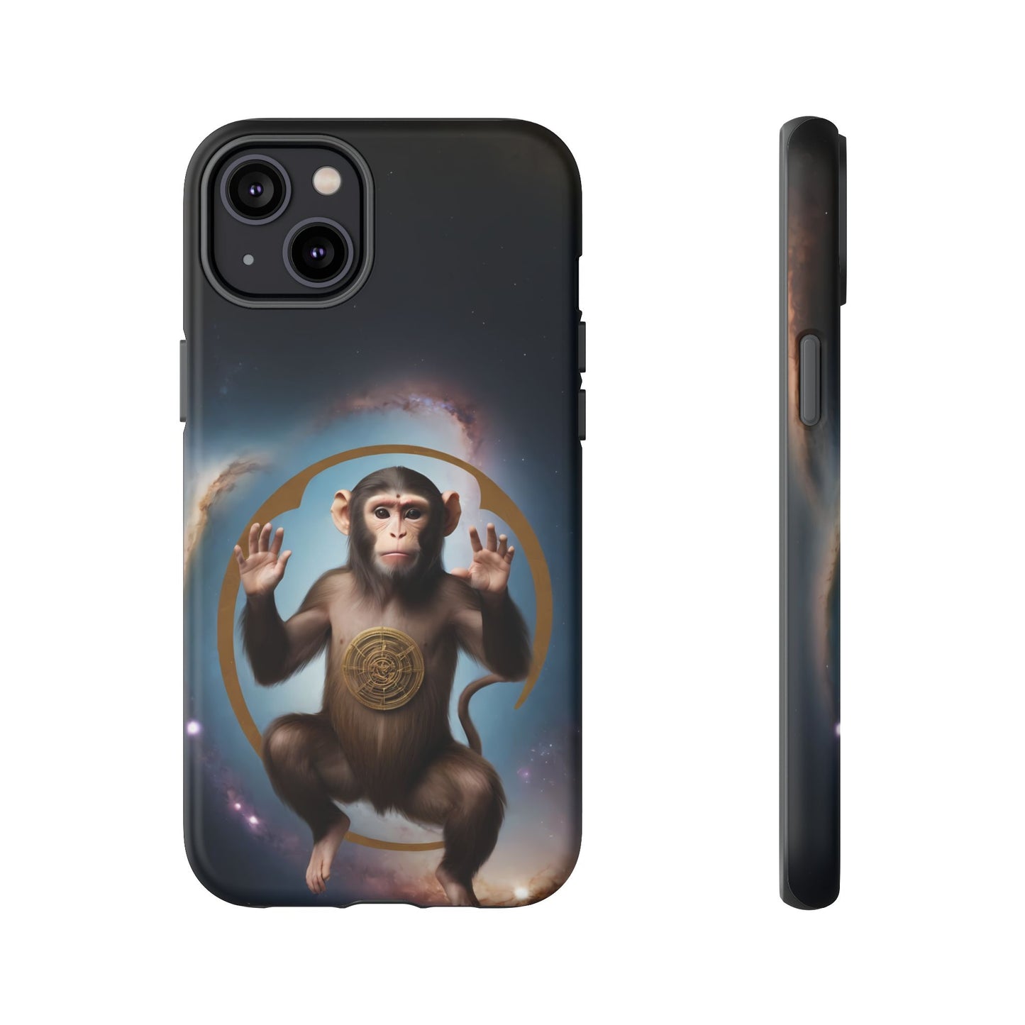 Chinese Zodiac Monkey Phone Case for iPhone 8–16 Pro Max, iPhone 8 Plus–13 Mini, iPhone XS–XS Max, iPhone 11–14 Pro Max - Designed by Thalia