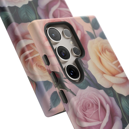 Roses Custom Phone Case for Samsung Galaxy S10–S10 Plus, S20–S20 Ultra, S21, S22, S23, S24 Ultra - Designed by Thalia