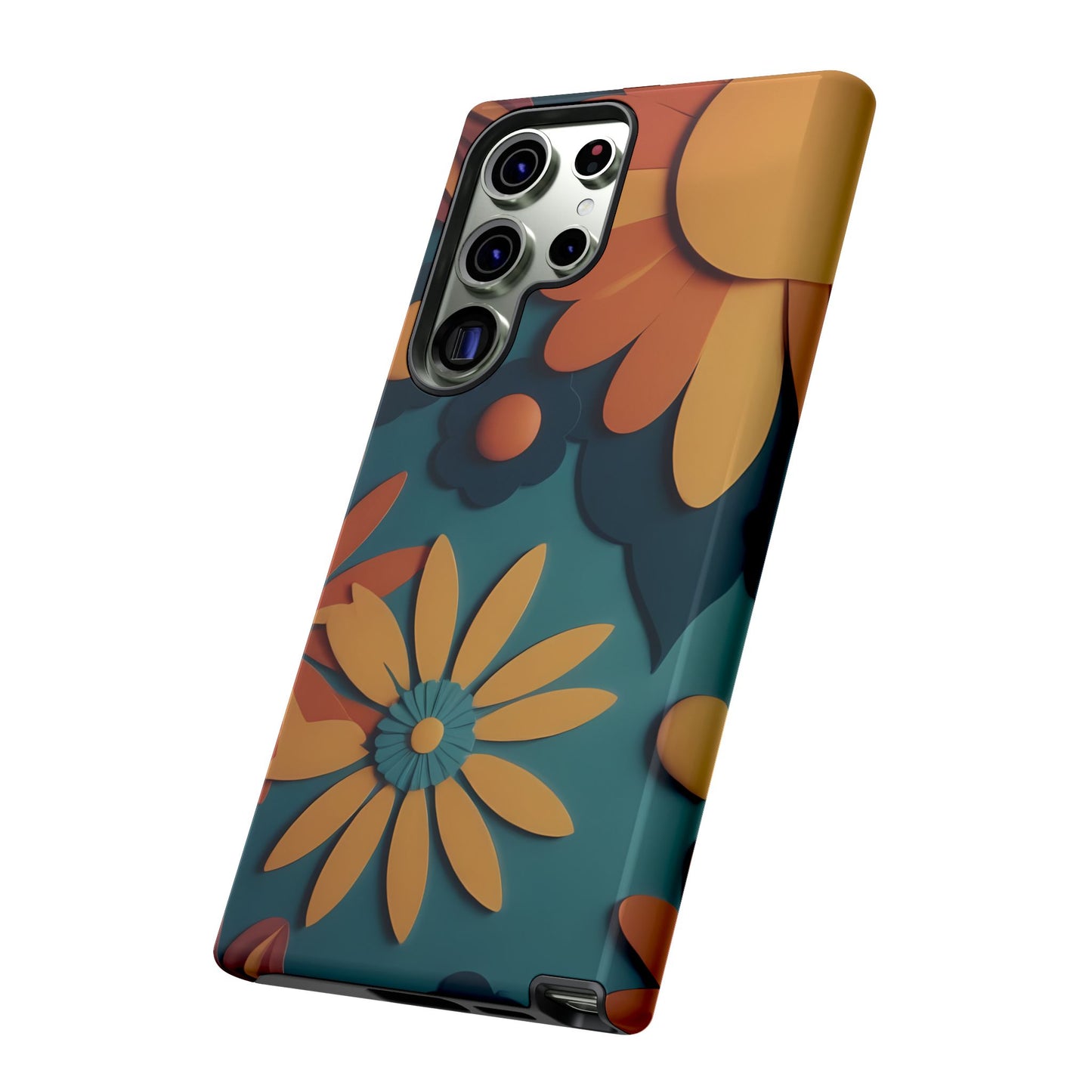 70s Retro Phone Case for iPhone 8–16 Pro Max, Pixel 5–8 Pro, Galaxy S10–S24 Ultra - Designed by Thalia