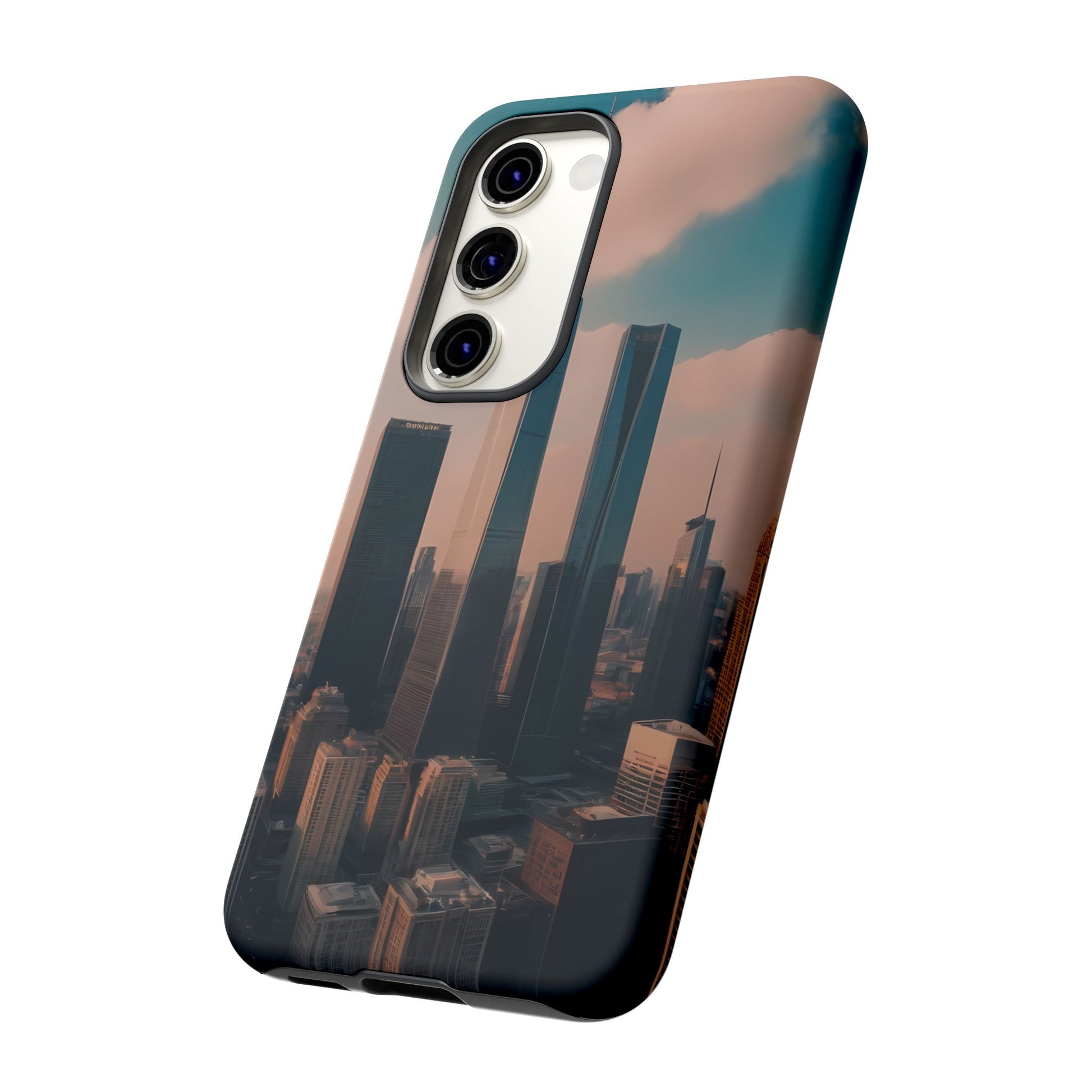 City Skylines Custom Phone Case for Samsung Galaxy S10–S10 Plus, S20–S20 Ultra, S21, S22, S23, S24 Ultra - Designed by Thalia