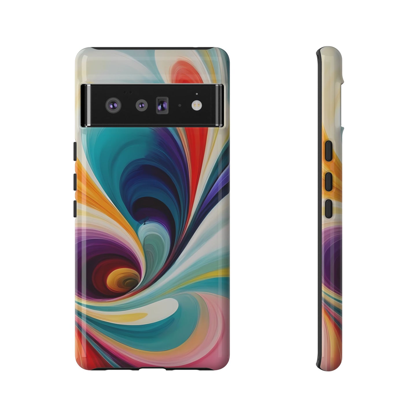 Abstract Elegance Custom Phone Case for Google Pixel 8 Pro, Pixel 8, Pixel 7, Pixel 6 Pro, Pixel 6, Pixel 5 5G - Designed by Thalia