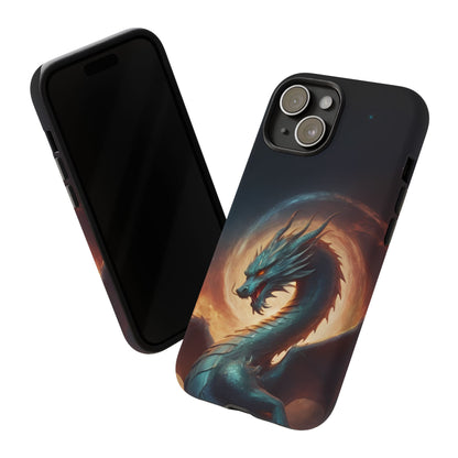 Chinese Zodiac Dragon Phone Case for iPhone 8–16 Pro Max, Pixel 5–8 Pro, Galaxy S10–S24 Ultra - Designed by Thalia