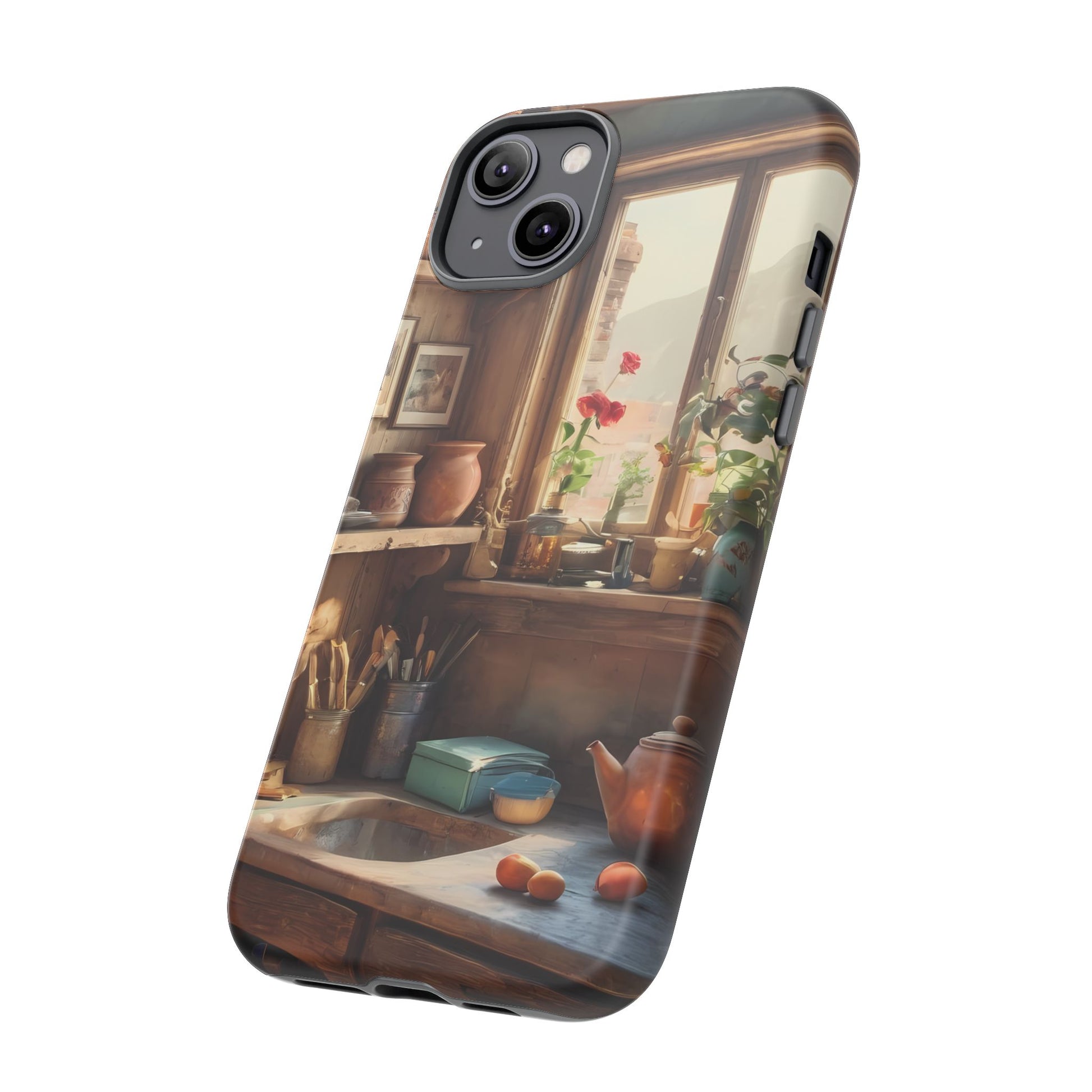 Vintage Vignettes Phone Case for iPhone 8–16 Pro Max, Pixel 5–8 Pro, Galaxy S10–S24 Ultra - Designed by Thalia