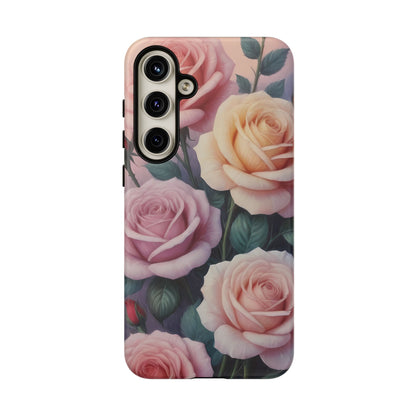 Bloom with Style - Roses Phone Case for iPhone 8–16 Pro Max, Pixel 5–8 Pro, Galaxy S10–S24 Ultra - Designed by Thalia