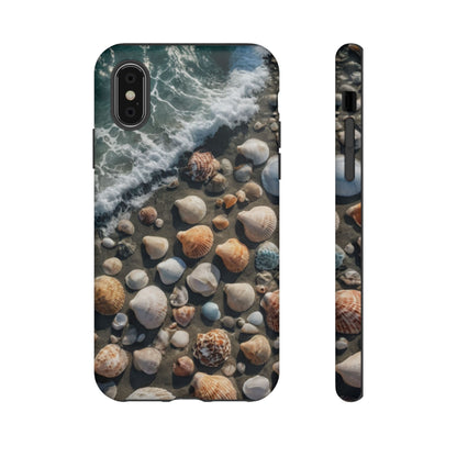 She Sells Sea Shells Phone Case for iPhone 8–16 Pro Max, Pixel 5–8 Pro, Galaxy S10–S24 Ultra - Designed by Thalia