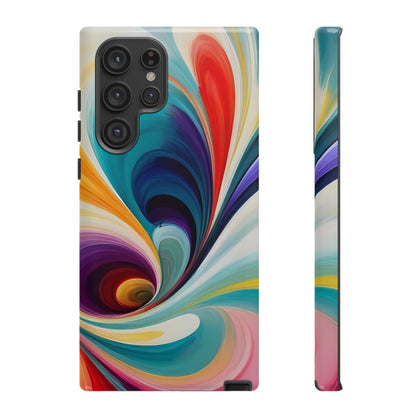 Abstract Elegance Phone Case for iPhone 8–16 Pro Max, Pixel 5–8 Pro, Galaxy S10–S24 Ultra - Designed by Thalia