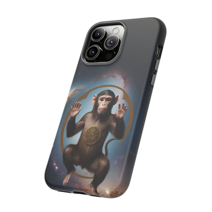 Chinese Zodiac Monkey Phone Case for iPhone 8–16 Pro Max, iPhone 8 Plus–13 Mini, iPhone XS–XS Max, iPhone 11–14 Pro Max - Designed by Thalia