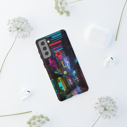 Electric Neon Custom Phone Case for Samsung Galaxy S10–S24 - Designed by Thalia