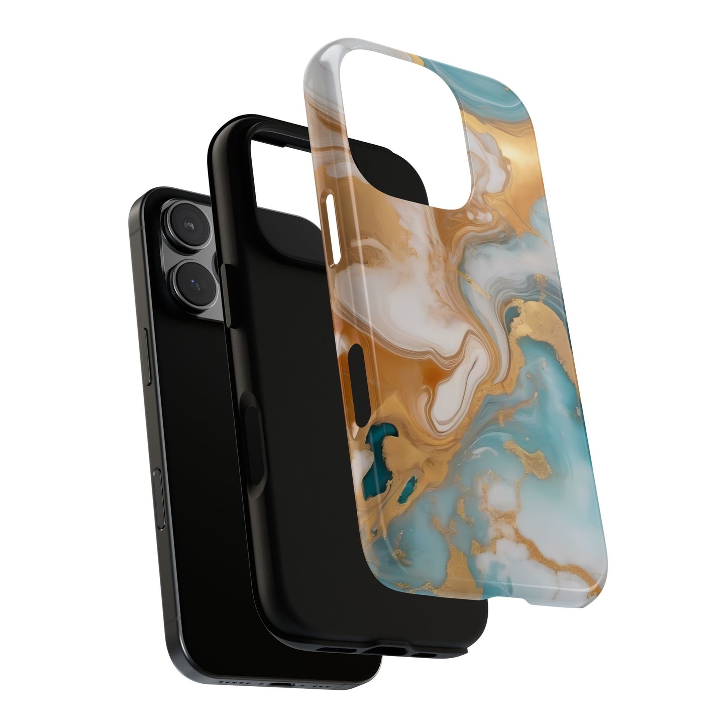 Marble Hues Phone Case for iPhone 8–16 Pro Max, Pixel 5–8 Pro, Galaxy S10–S24 Ultra - Designed by Thalia