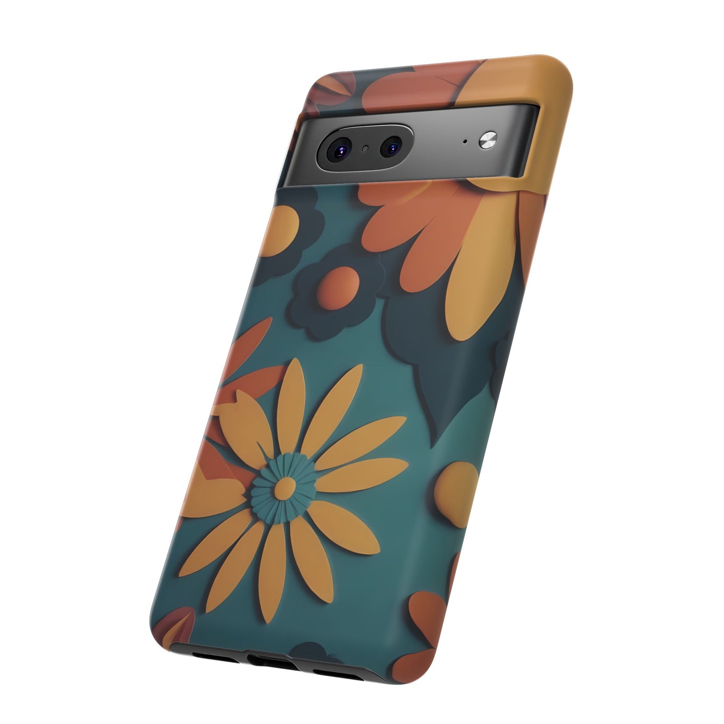 70s Retro Phone Case for iPhone 8–16 Pro Max, Pixel 5–8 Pro, Galaxy S10–S24 Ultra - Designed by Thalia