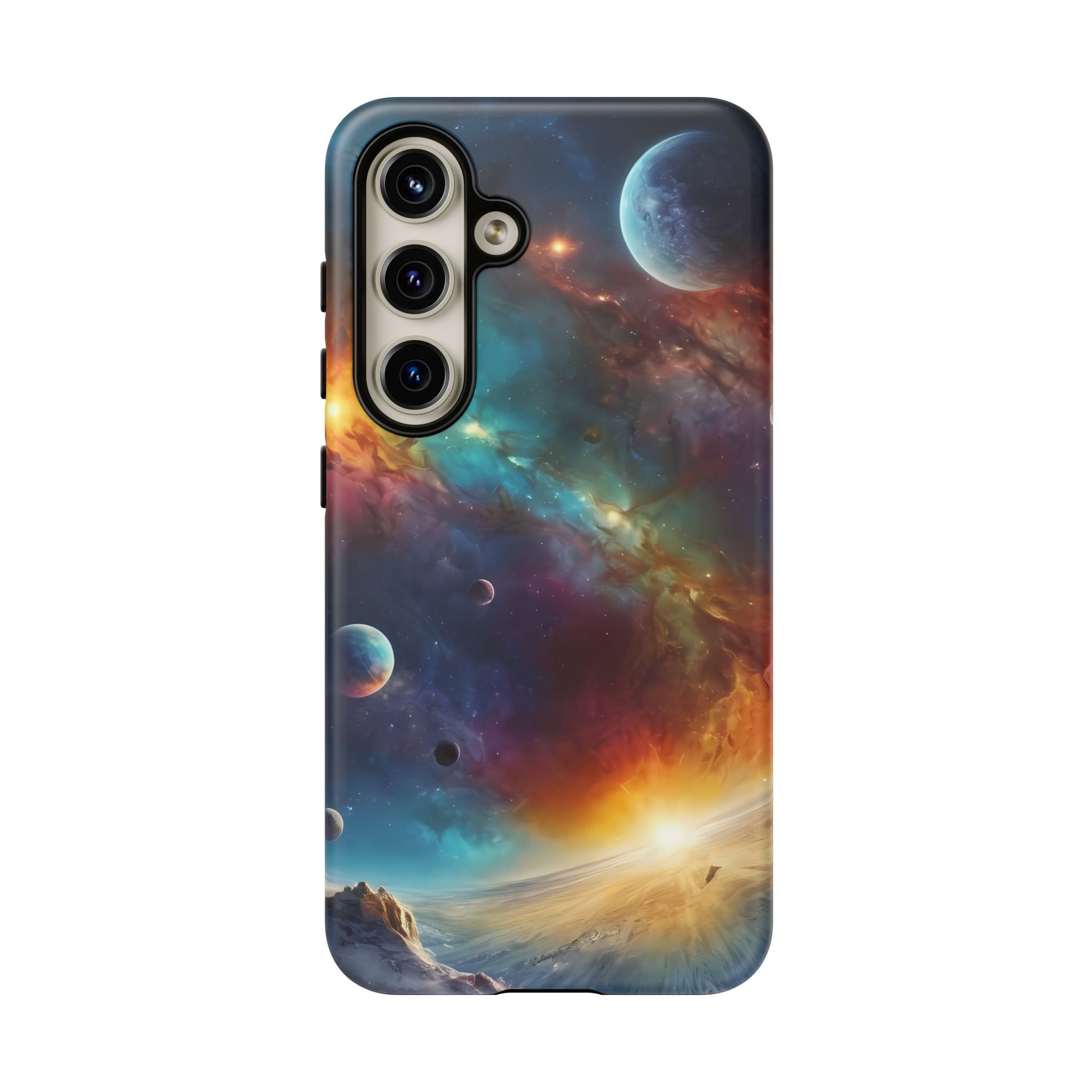 Cosmic Voyage Phone Case for iPhone 8–16 Pro Max, Pixel 5–8 Pro, Galaxy S10–S24 Ultra - Designed by Thalia