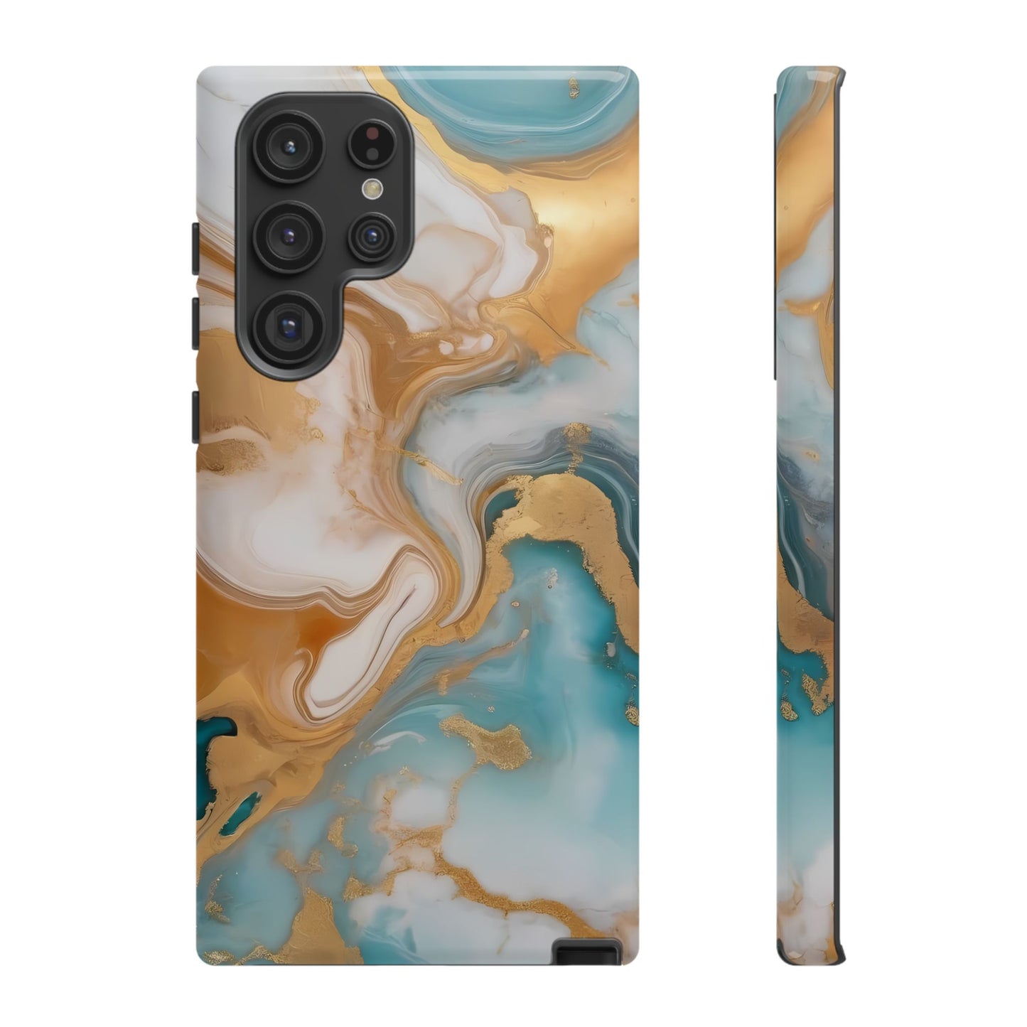 Marble Hues Custom Phone Case for Samsung Galaxy S10–S10 Plus, S20–S20 Ultra, S21, S22, S23, S24 Ultra - Designed by Thalia