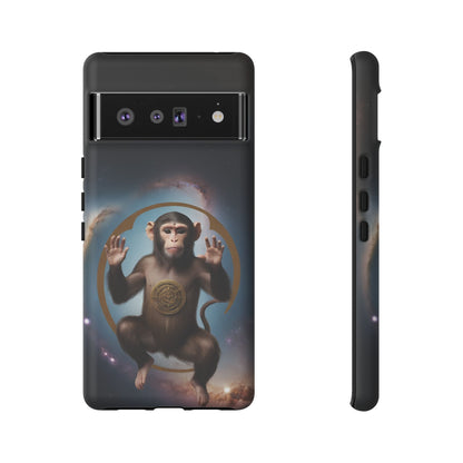 Chinese Zodiac Monkey Phone Case for Google Pixel 8 Pro, Pixel 8, Pixel 7, Pixel 6 Pro, Pixel 6, Pixel 5 5G - Designed by Thalia