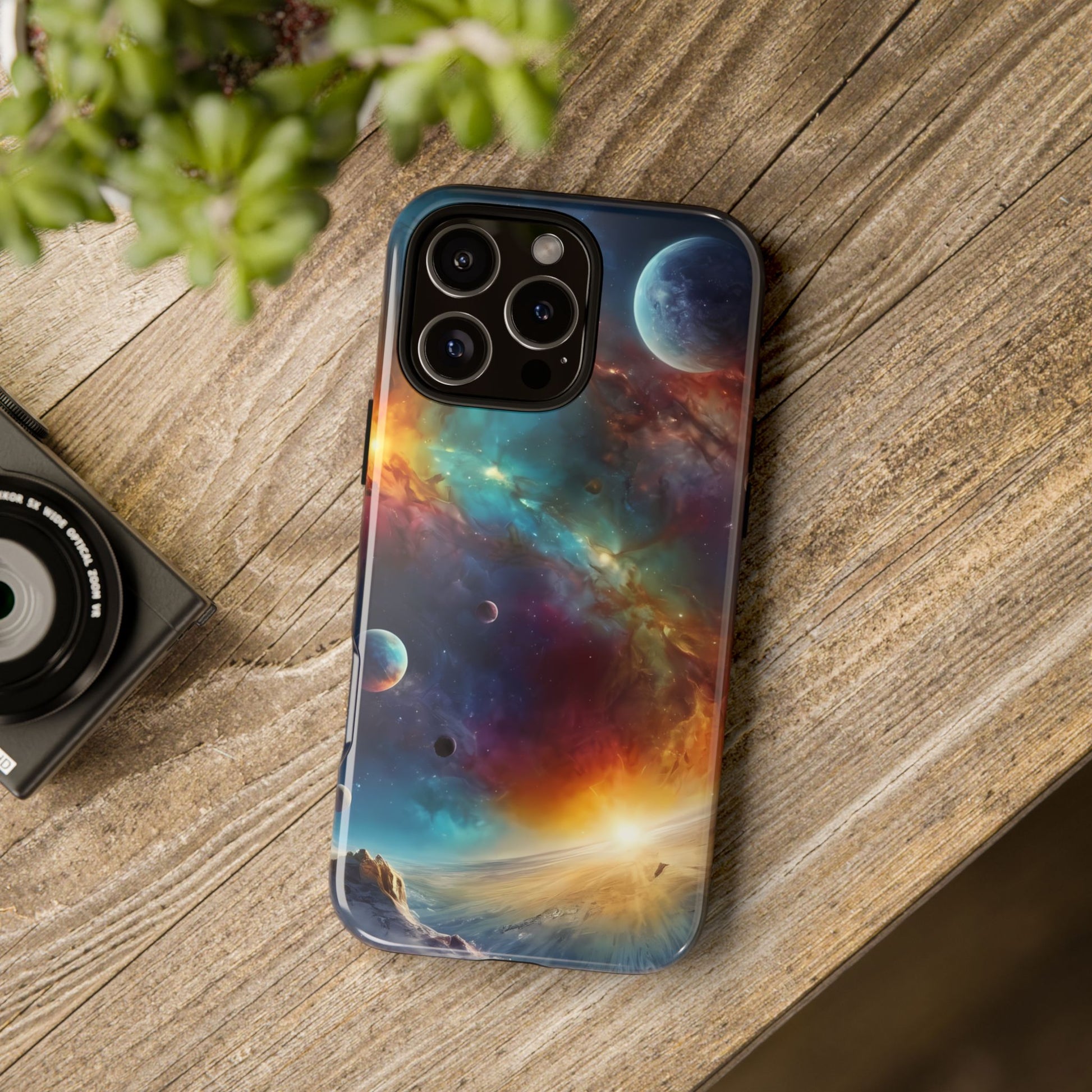 Cosmic Voyage Phone Case for iPhone 8–16 Pro Max, Pixel 5–8 Pro, Galaxy S10–S24 Ultra - Designed by Thalia