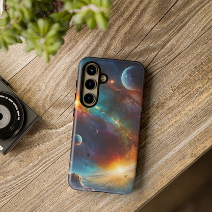 Cosmic Voyage Phone Case for iPhone 8–16 Pro Max, Pixel 5–8 Pro, Galaxy S10–S24 Ultra - Designed by Thalia