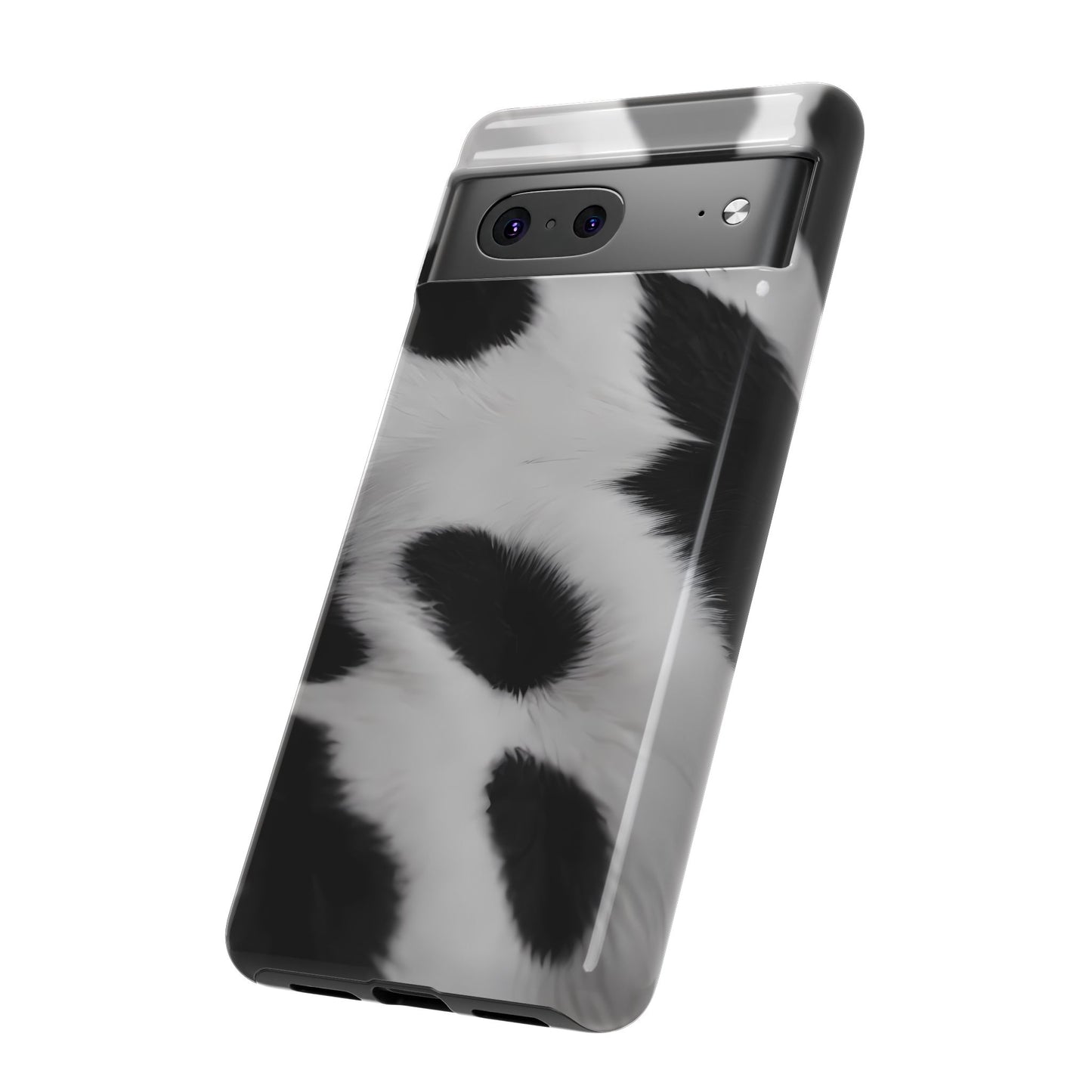 Chic Bovine Elegance Phone Case for iPhone 8–16 Pro Max, Pixel 5–8 Pro, Galaxy S10–S24 Ultra - Designed by Thalia