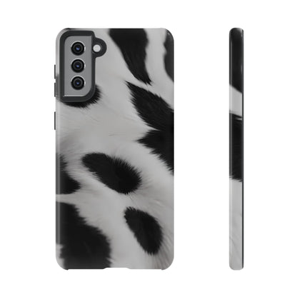 Chic Bovine Elegance Phone Case for iPhone 8–16 Pro Max, Pixel 5–8 Pro, Galaxy S10–S24 Ultra - Designed by Thalia