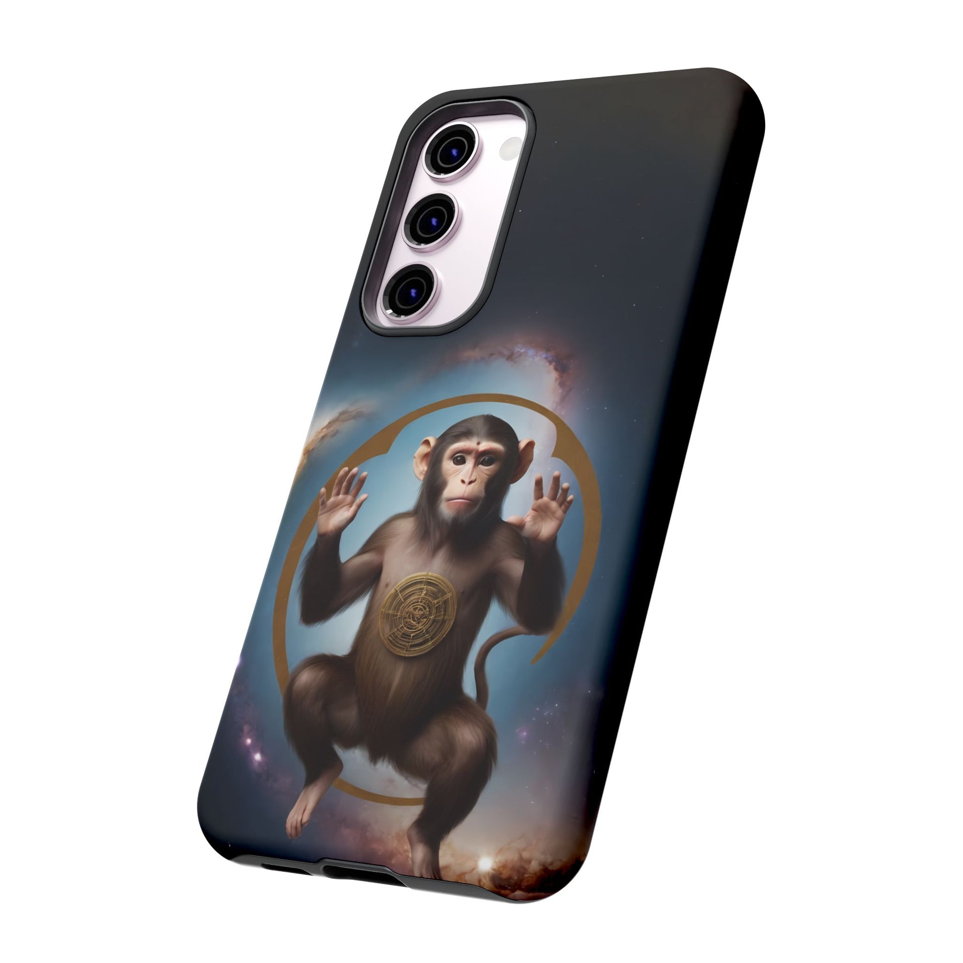 Chinese Zodiac Monkey Custom Phone Case for iPhone 8–16 Pro Max, Pixel 5–8 Pro, Galaxy S10–S24 Ultra - Designed by Thalia