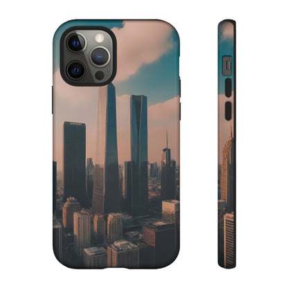 City Skylines Phone Case for iPhone 8–16 Pro Max, iPhone 8 Plus–13 Mini, iPhone XS–XS Max, iPhone 11–14 Pro Max - Designed by Thalia