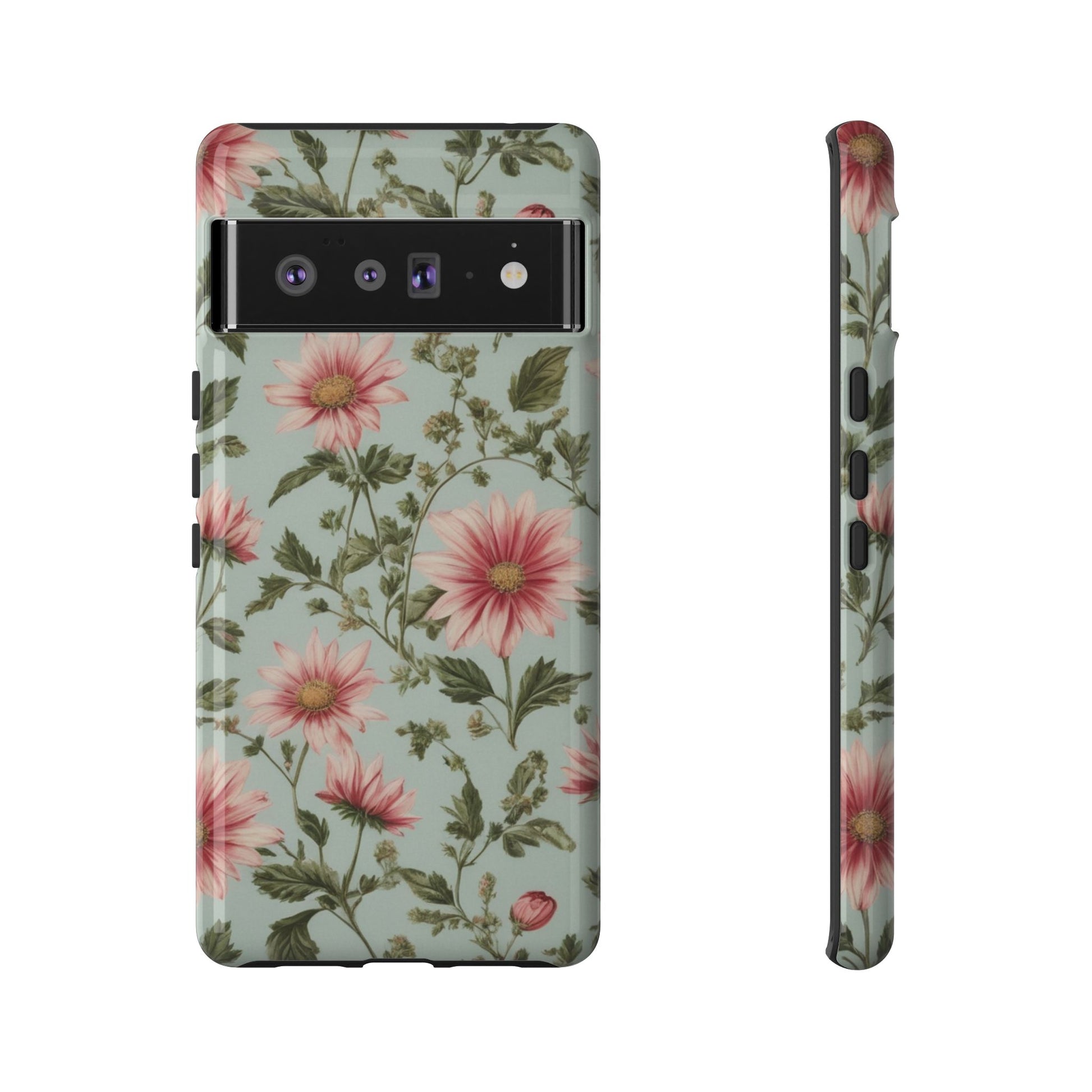 Flower Garden Custom Phone Case for iPhone 8–16 Pro Max, Pixel 5–8 Pro, Galaxy S10–S24 Ultra - Designed by Thalia