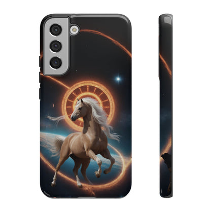 Chinese Zodiac Horse Custom Phone Case for iPhone 8–16 Pro Max, Pixel 5–8 Pro, Galaxy S10–S24 Ultra - Designed by Thalia