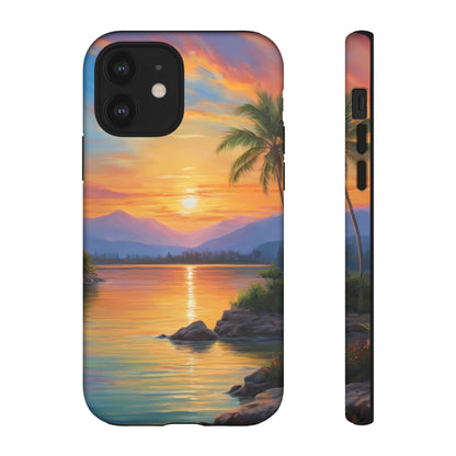 Sunset Serenade Phone Case for iPhone 8–16 Pro Max, Pixel 5–8 Pro, Galaxy S10–S24 Ultra - Designed by Thalia