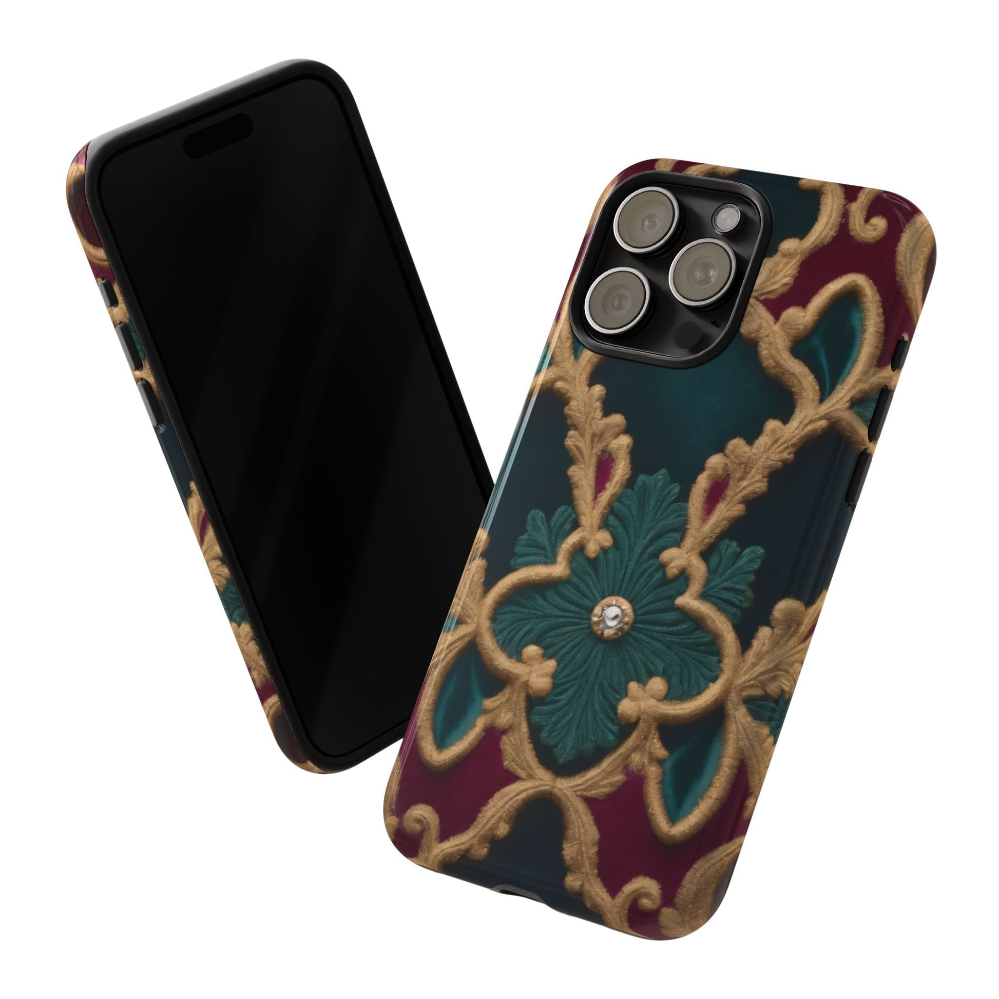 Velvet Luxe Phone Case for iPhone 8–16 Pro Max, Pixel 5–8 Pro, Galaxy S10–S24 Ultra - Designed by Thalia